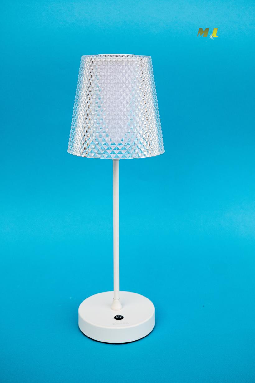 ANGINA jumbo - lampada bianco portatile - ricarica usb