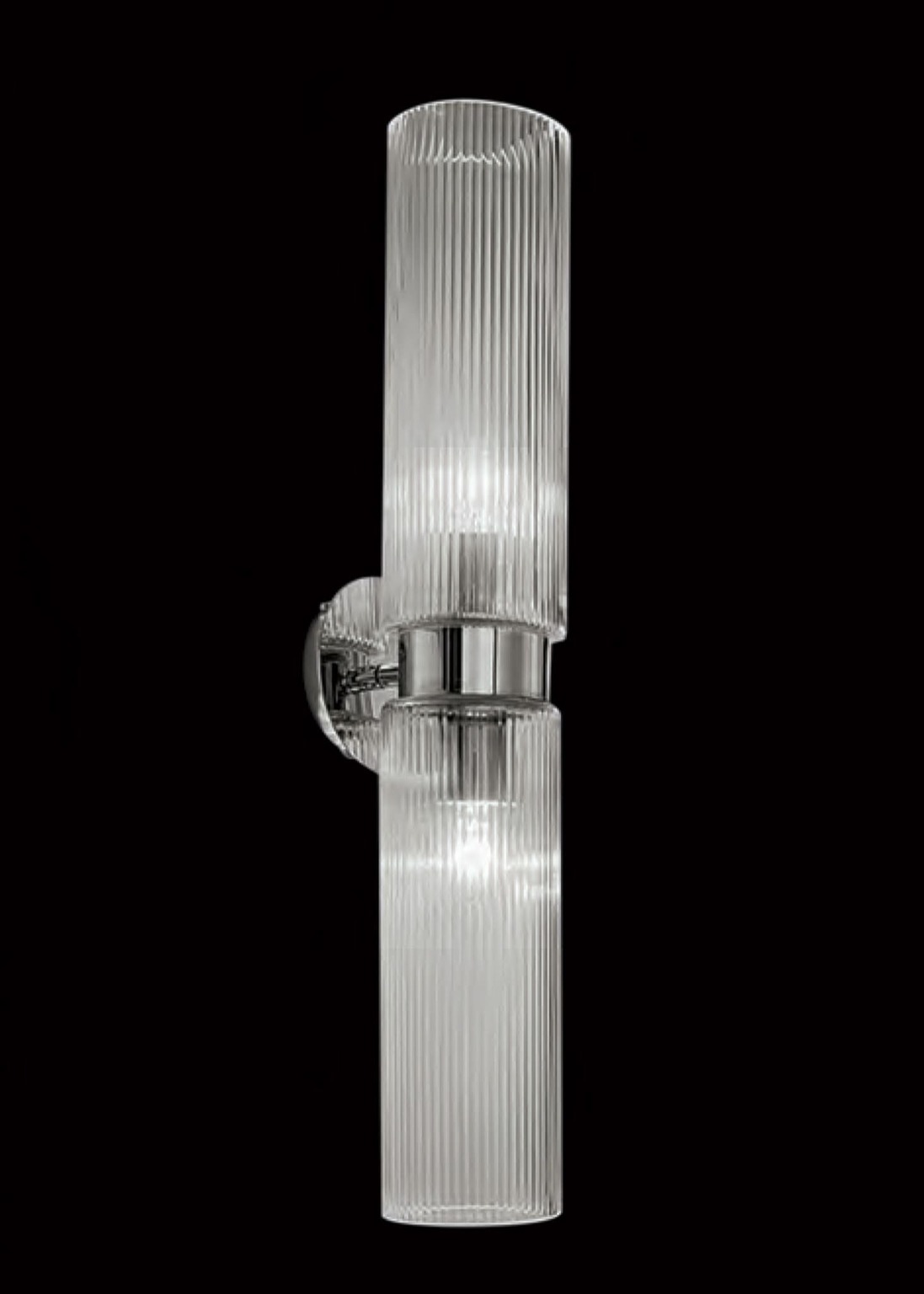 CORINTO - APPLIQUE VETRO DI MURANO - VETRO RIGATO