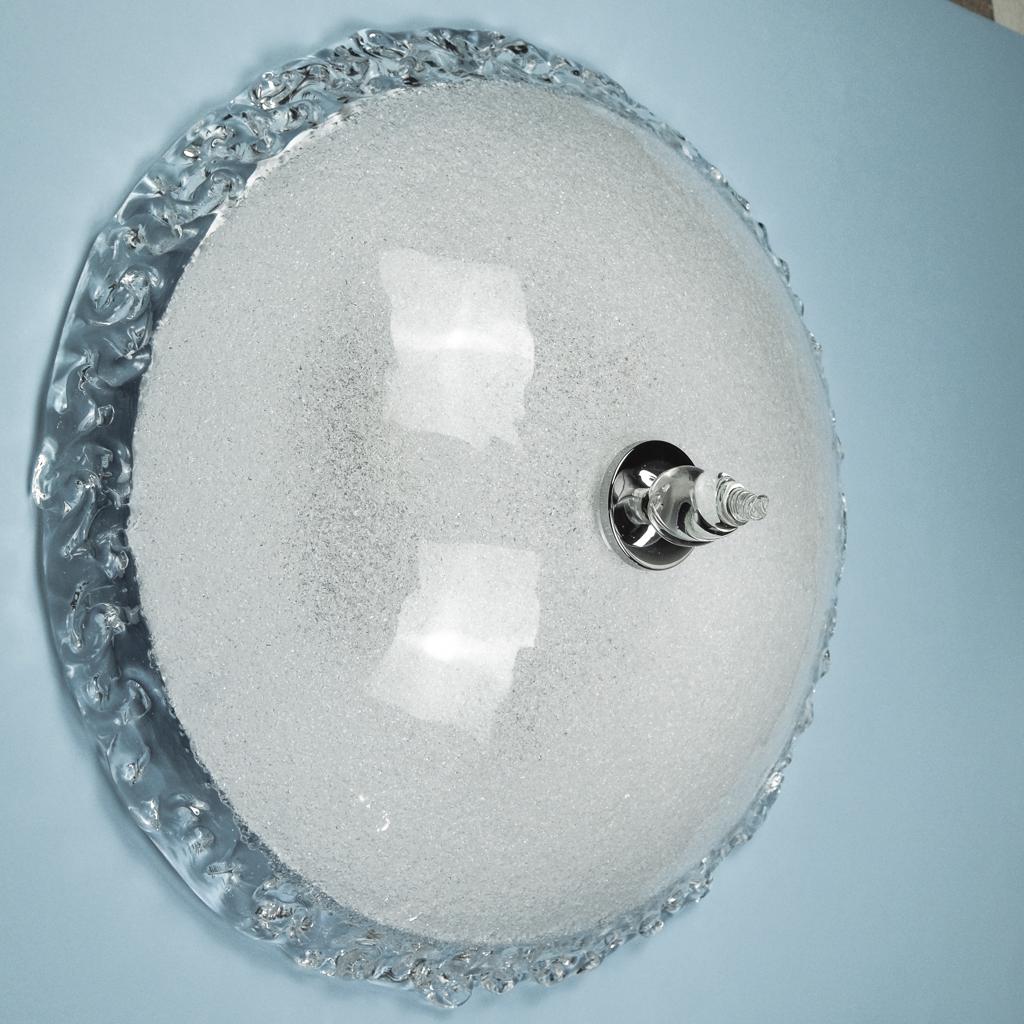 SALLY ROUND - PLAFONIERA DA SOFFITTO - CRISTALLO