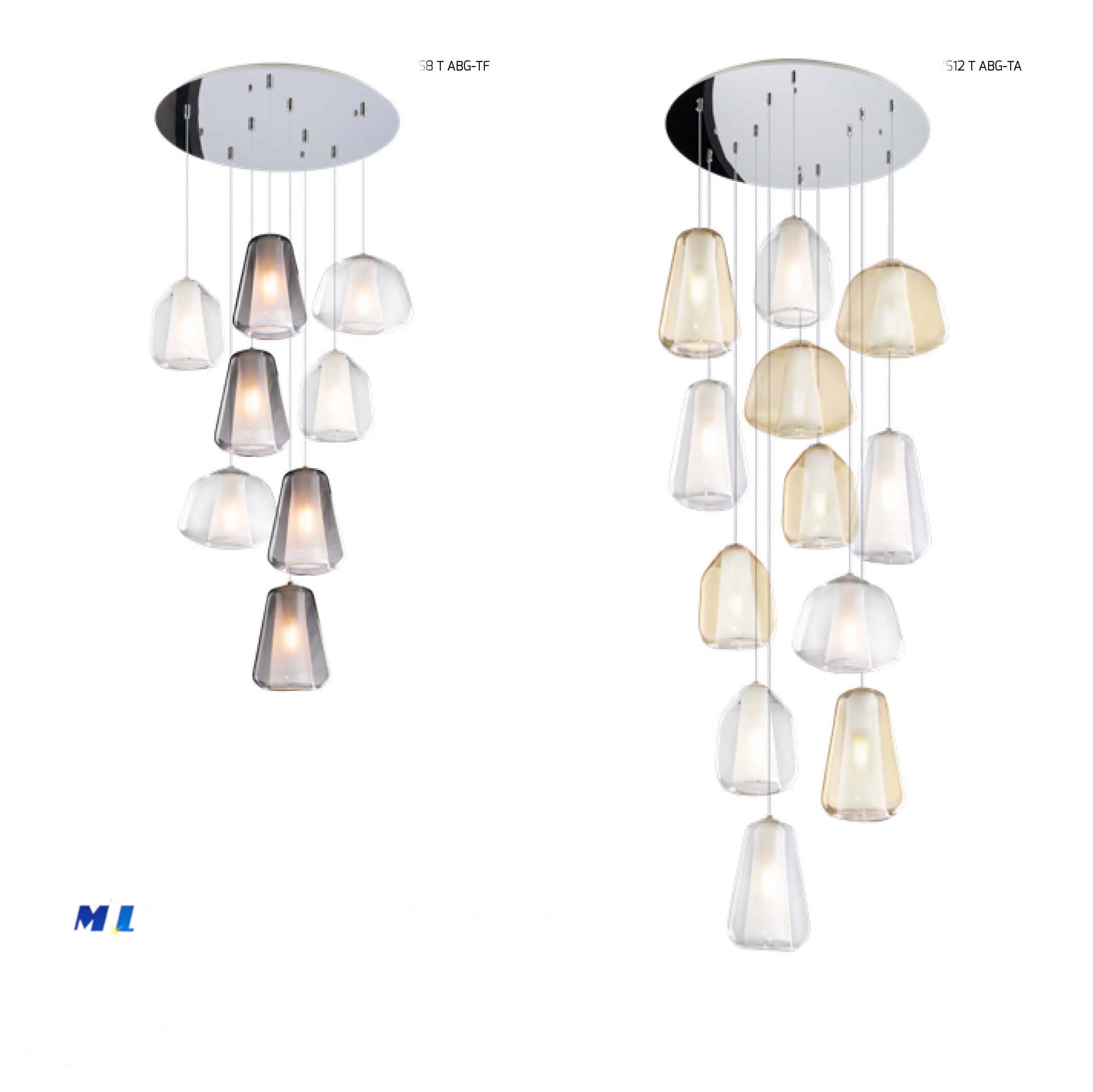 DOUBLE glass - con piastra rotonda