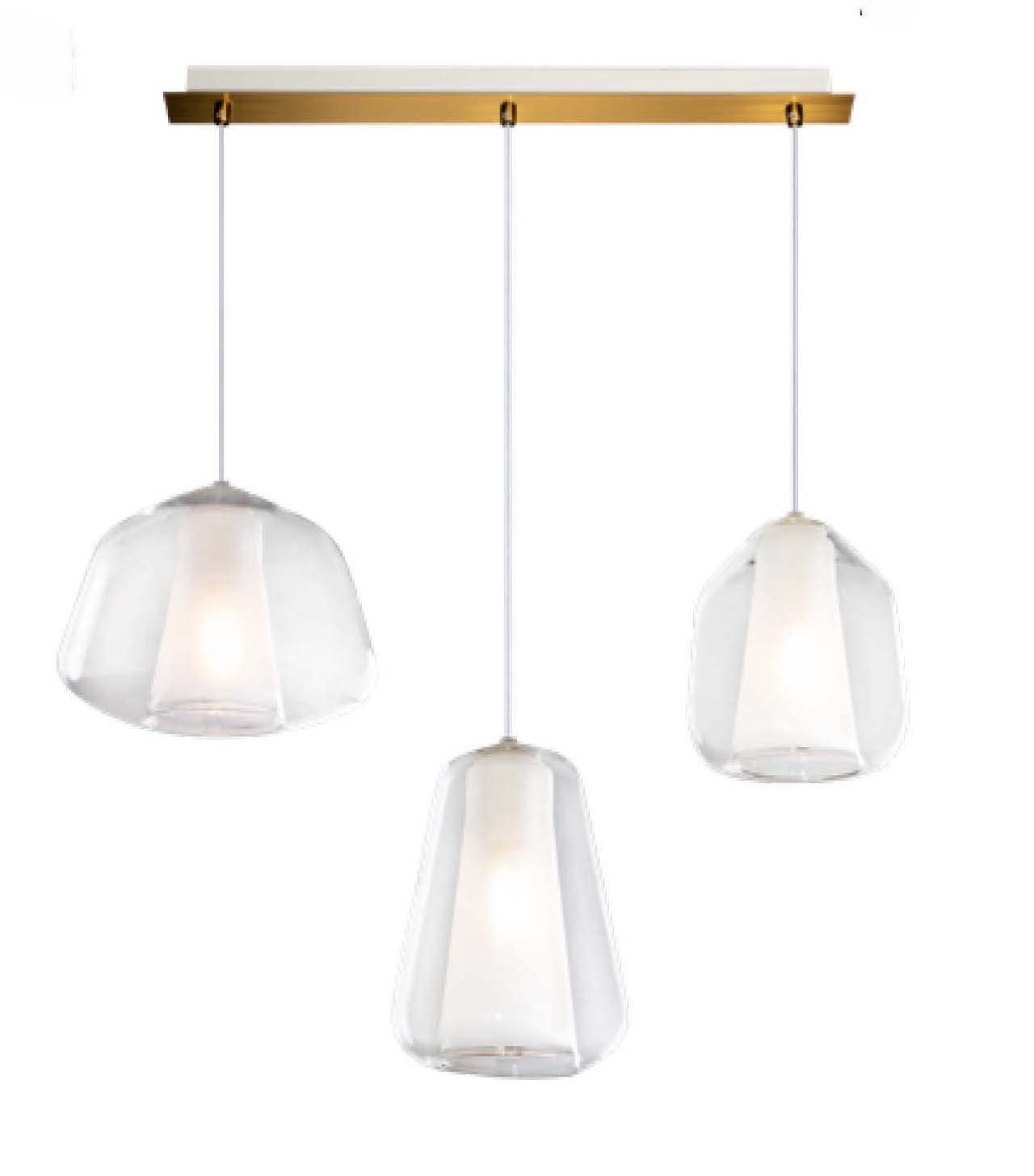 DOUBLE SOSPENSIONE LINEAR 3 LUCI