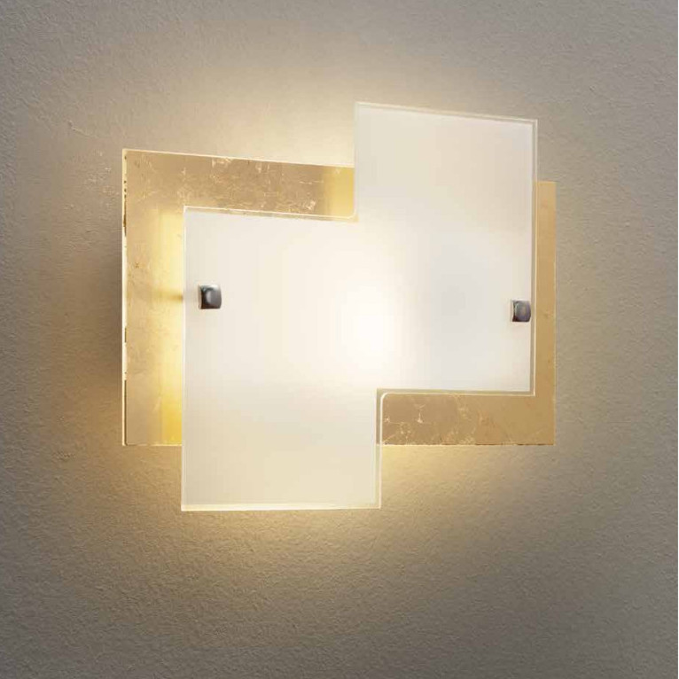 Oxford - foglia oro applique da parete