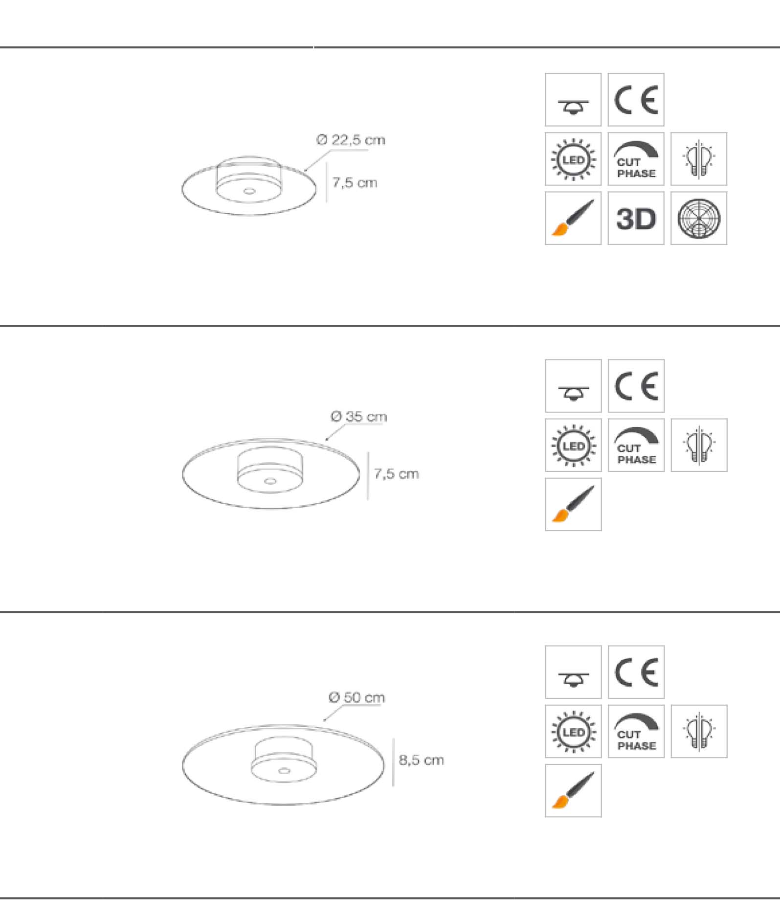 AIR - PLAFONIERA CON led cob AIR - PLAFONIERA CON led cob