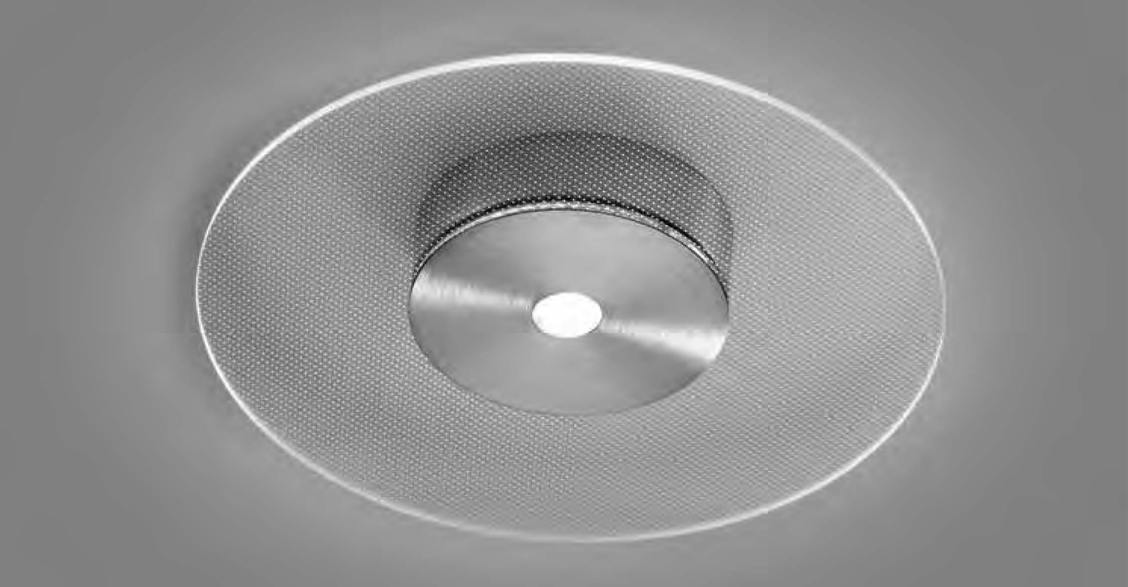 AIR - PLAFONIERA CON led cob - finitura nichel spazzolato AIR - PLAFONIERA CON led cob - finitura nichel spazzolato