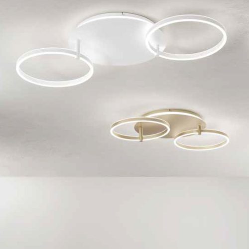 SABA - PLAFONIERE CON SISTEMA A LED INTEGRATO - DIMMERABILE - LUCE CALDA
