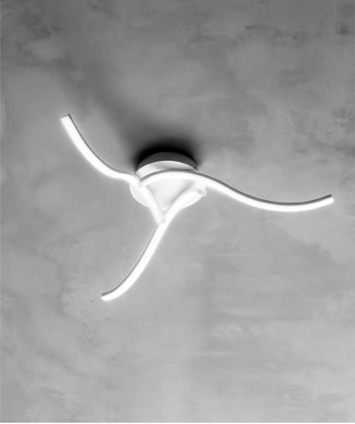 Clarissa - plafoniera 3 steli Clarissa - plafoniera 3 steli