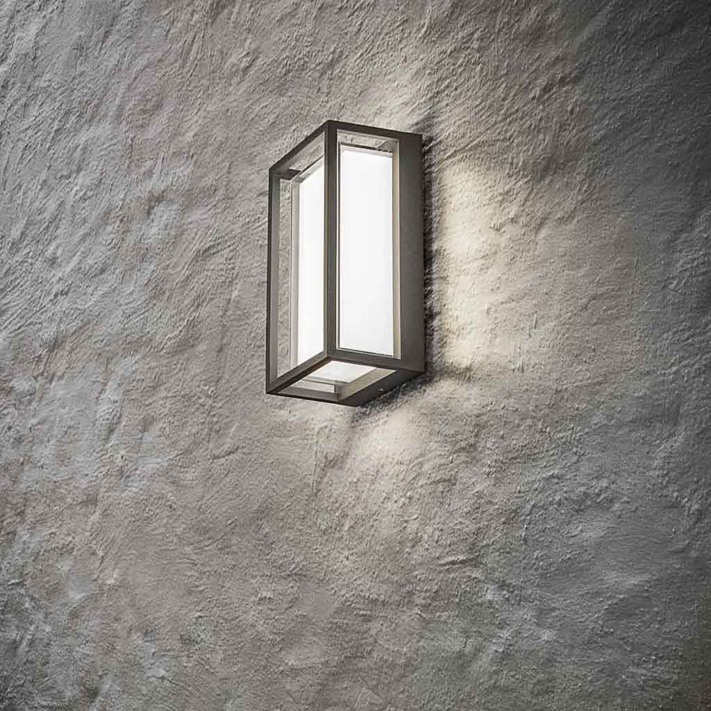 ROKIO -APPLIQUE A LED QUADRA / RETTANGOLO CON MODULO A LED CCT