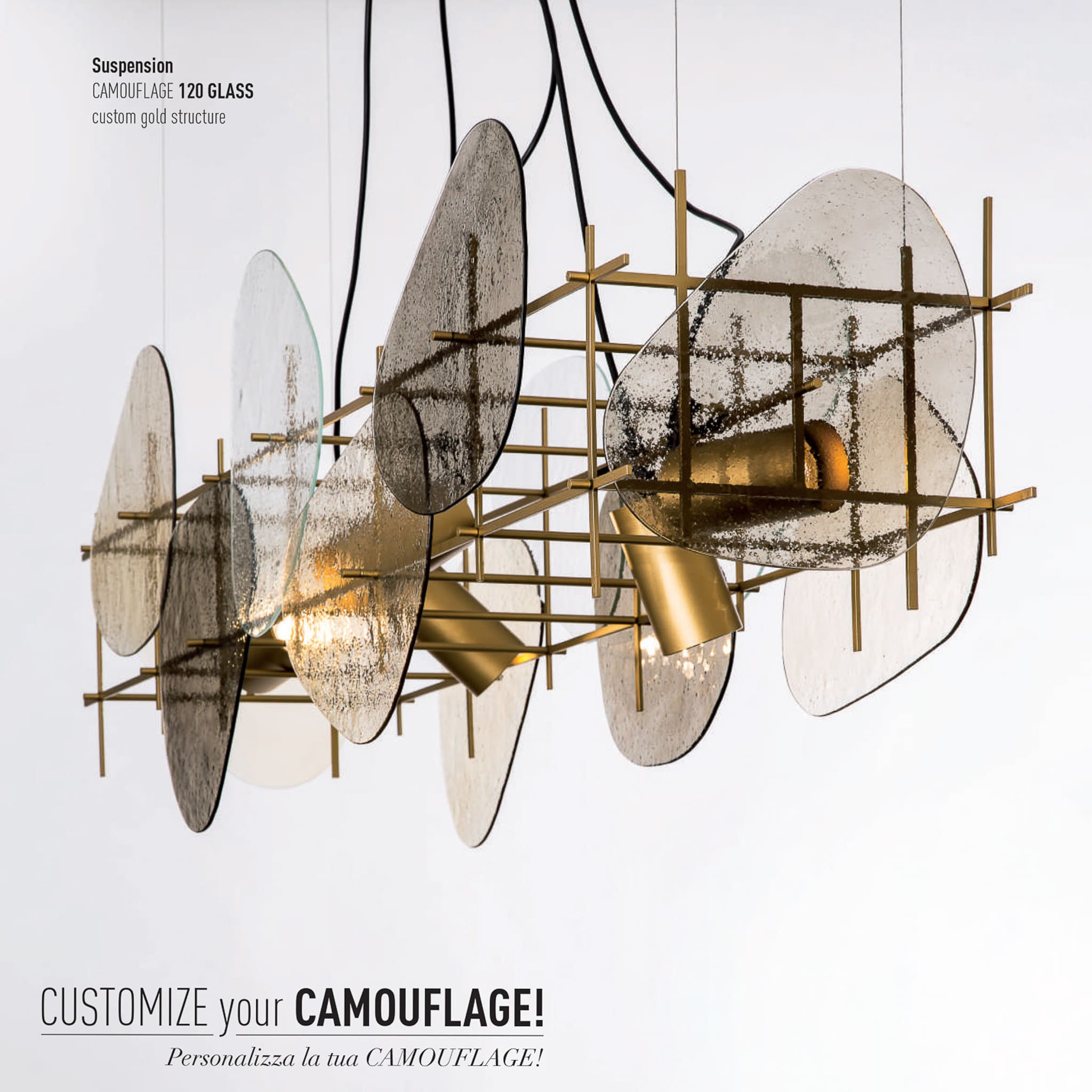CAMOUFLAGE - CUSTOMIZE YOUR SUSPENSION - LAMPADARIO DA SOFFITTO