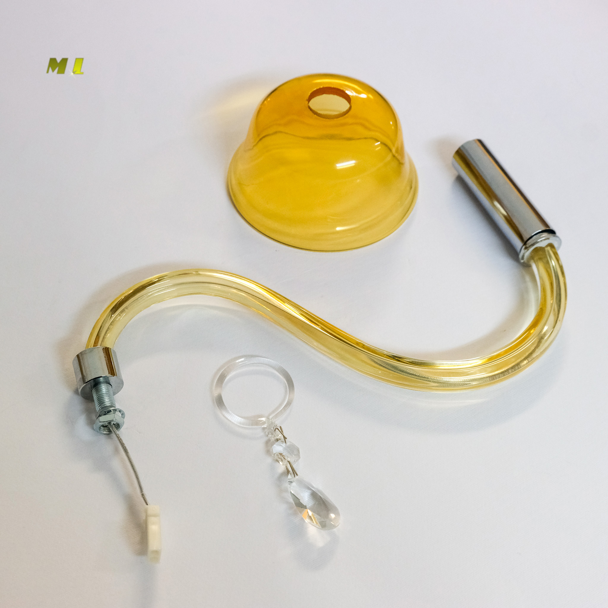 Ottavia - Lampadario Ambra sommerso