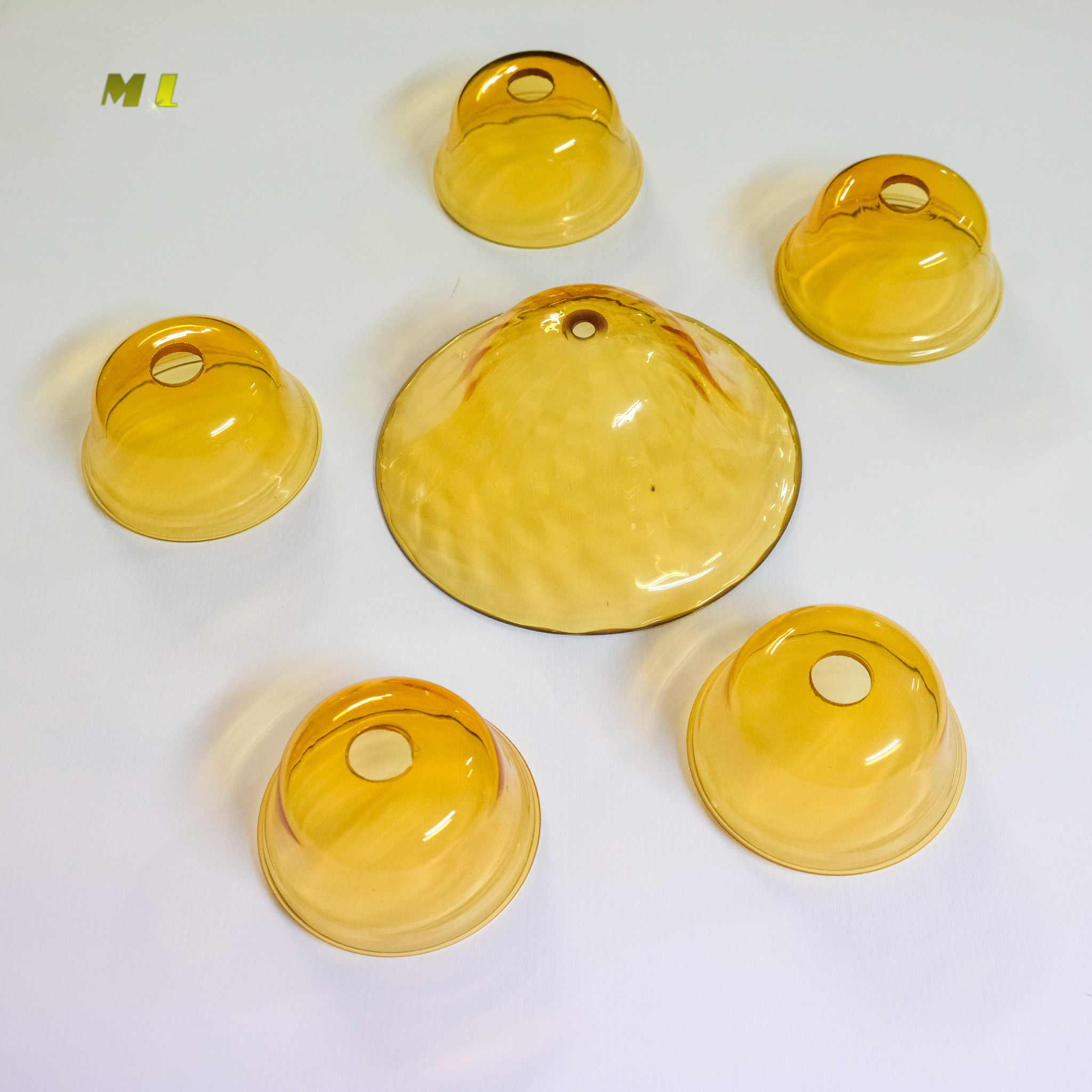 Ottavia - Lampadario Ambra sommerso