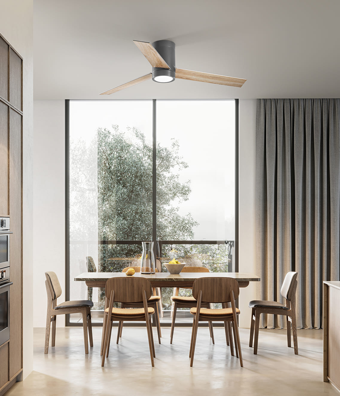 ANTARES - VENTILATORE FAN DA SOFFITTO - GRIGIO