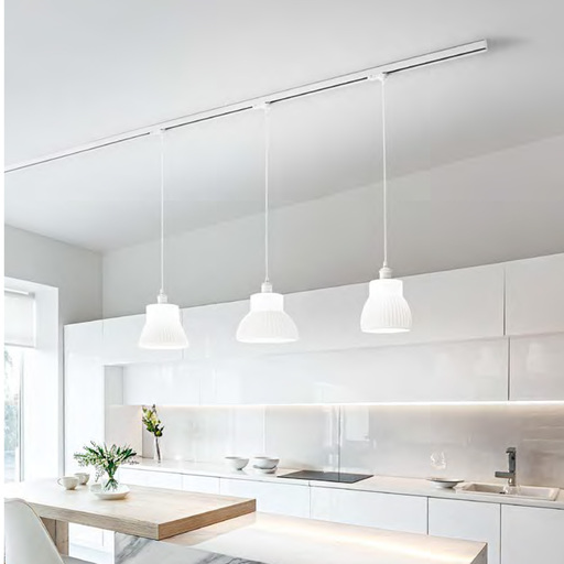 Sospensione adatta per installazioni su binari trifase Sospensione adatta per installazioni su binari trifase