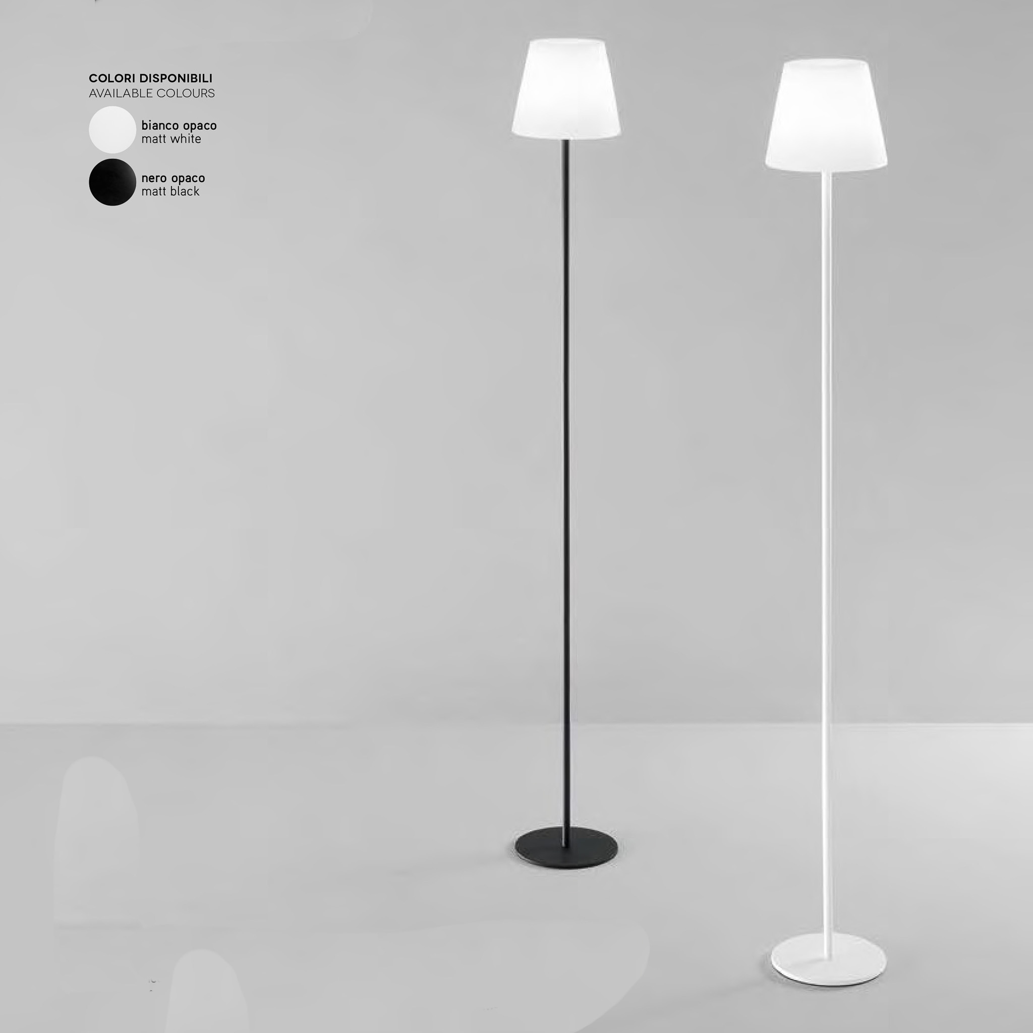 ESTIA, PIANTANA RICARICABILE BIANCA O NERA .