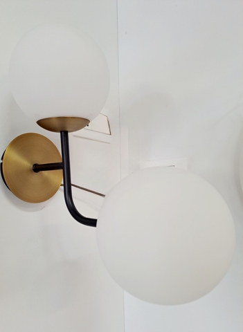 clear applique 2 luci