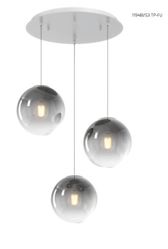 Collezione di lampade a sospensione composta da una o più sfere in vetro pirex soffiato regolabili in altezza e disponibili in diverse finiture e dimensioni.