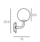 Collezione di lampade composte da strutture in metallo verniciato nero con particolari in ottone satinato e diffusori in vetro bianco soffiato e acidato opaco