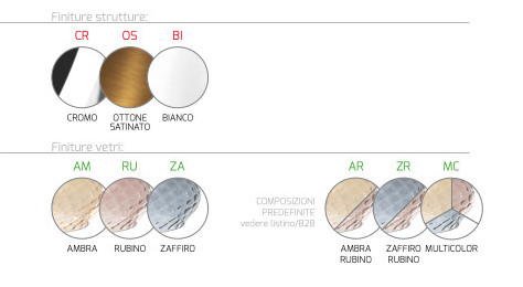Collezione di lampade a sospensione composte da uno o più elementi in vetro soffiato regolabili in altezza.