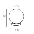 Collezione di lampade a sospensione composta da una o più sfere in vetro pirex soffiato regolabili in altezza e disponibili in diverse finiture.