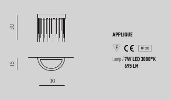 La collezione ECLISSE si presta a soluzioni personalizzabili sia per quanto riguarda la dimensione della struttura che le lunghezza delle calate