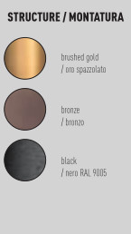 Eclisse tube, applique a doppia emissione luminosa