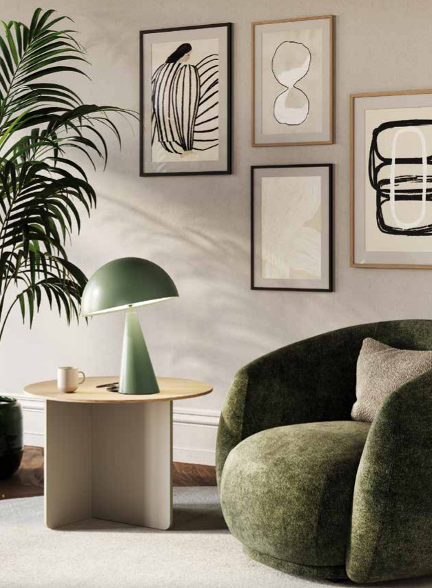 i. Imperfetto è un elemento di arredo, per sua natura protagonista. Il contrasto dei colori ne esalta le finiture.