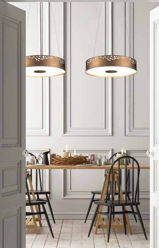 Forma semplice arricchita dal gioco di pieni e di vuoti, Gaia dona all’ambiente piacevoli effetti luminosi che creano una atmosfera dinamica. U