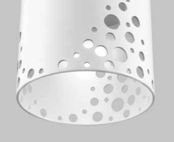 Forma semplice arricchita dal gioco di pieni e di vuoti, Gaia dona all’ambiente piacevoli effetti luminosi che creano una atmosfera dinamica. U