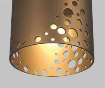 Forma semplice arricchita dal gioco di pieni e di vuoti, Gaia dona all’ambiente piacevoli effetti luminosi che creano una atmosfera dinamica. U