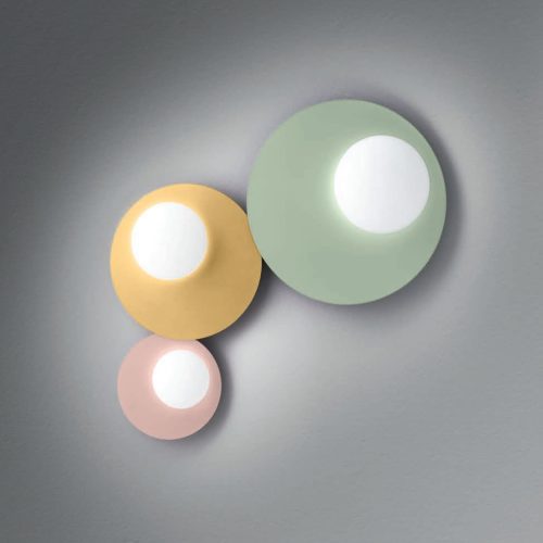 BIANCA APPLIQUE PLAFONIERA SINGOLA O COMBINATA -LUCE LED -LAVORAZIONE ARTIGIANALE