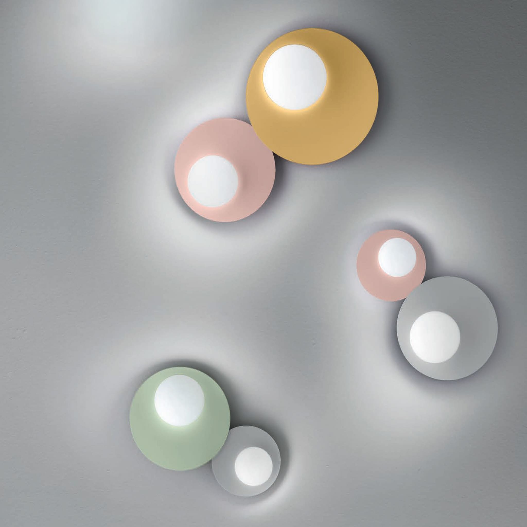 BIANCA APPLIQUE PLAFONIERA SINGOLA O COMBINATA -LUCE LED -LAVORAZIONE ARTIGIANALE