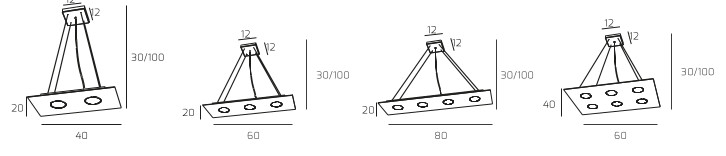 Collezione di lampade realizzate con lastre di vetro extrachiaro il cui lato a vista è trasparente e impreziosisce la colorazione retrostante. Sono disponibili diverse finiture.