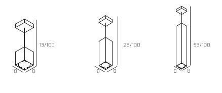 Tetris, plafoniere tubolari