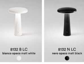 Lampada da tavolo ricaricabile a batterie in metallo e Abs verniciato per uso interno/esterno