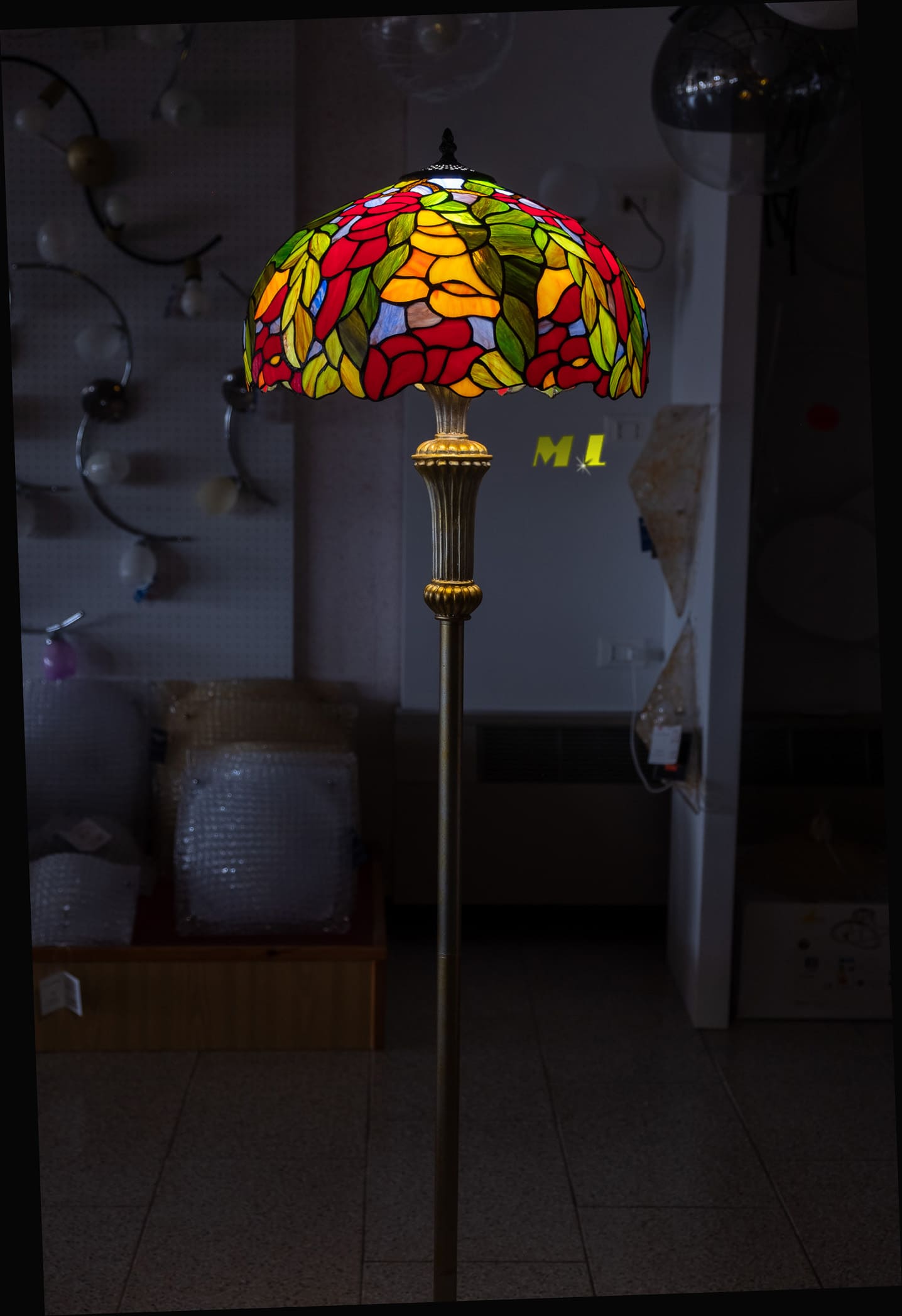 Tiffany Crimson lampada