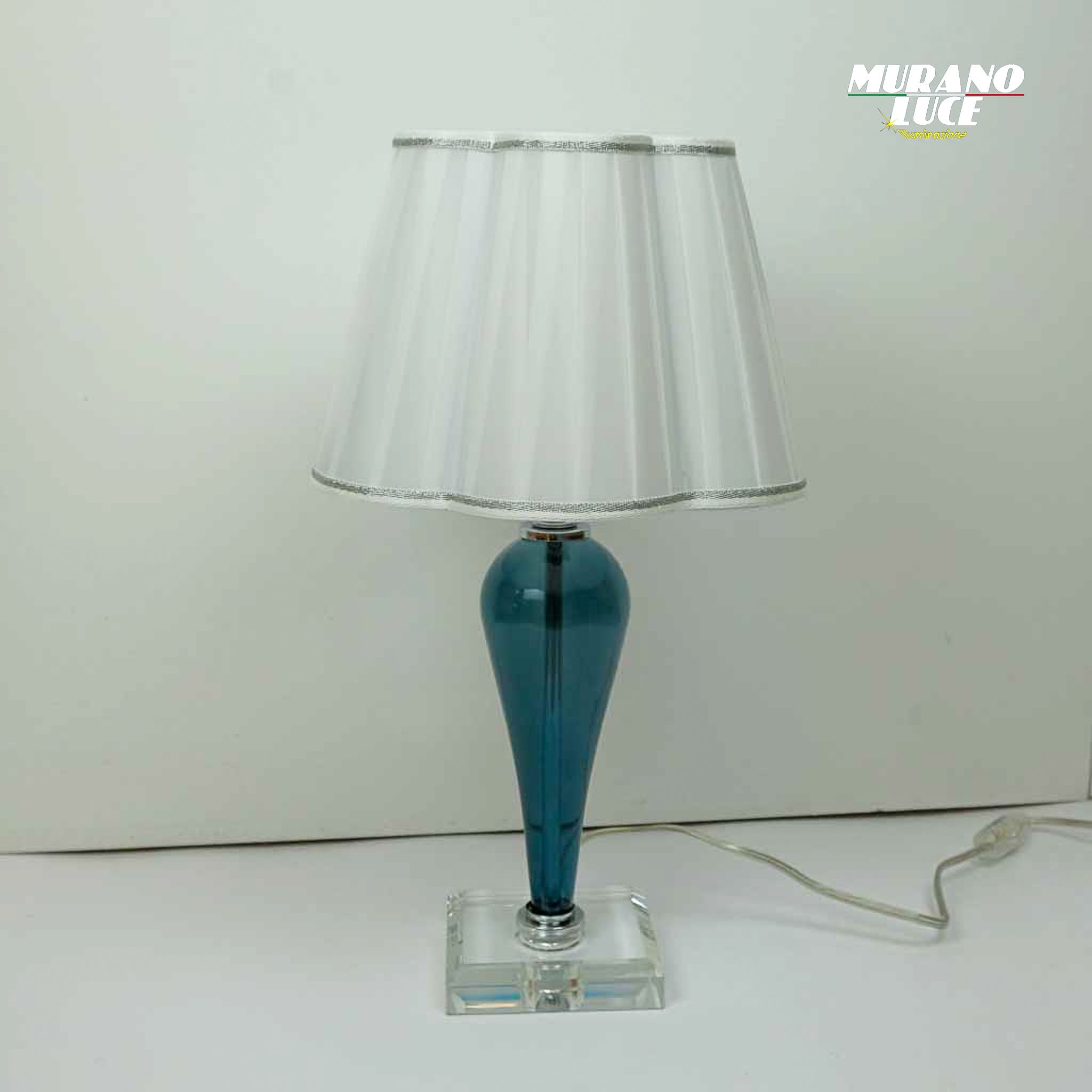 ANGERS - LUMETTO CON PARALUME ARTIGIANALE - COLOR OTTANIO - 1xE14