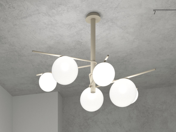 Boomerang, sospensioni 6 luci