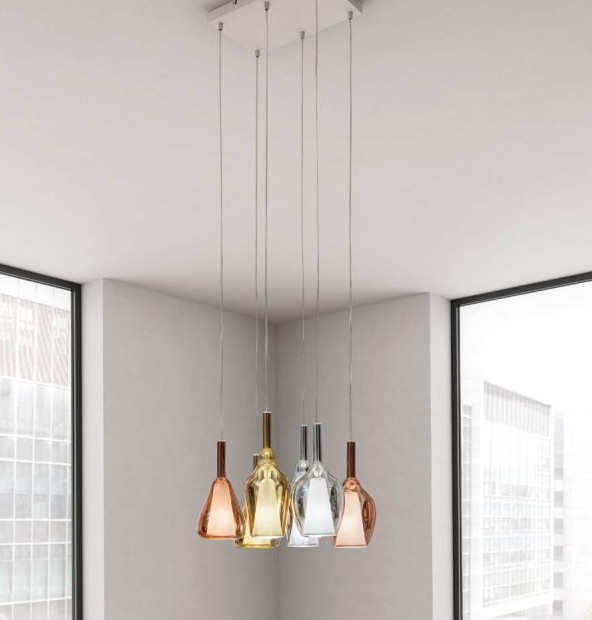 Ofelia, sospensione a rosone lineare