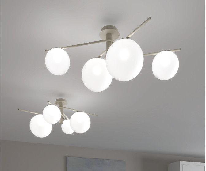 Holly, plafoniera 4 luci Holly, plafoniera 4 luci