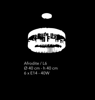 afrodite sospensione 6 L misure