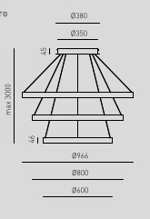 criseide rosone 6 moduli misure