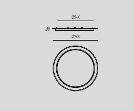 dharma plafoniera grande misure