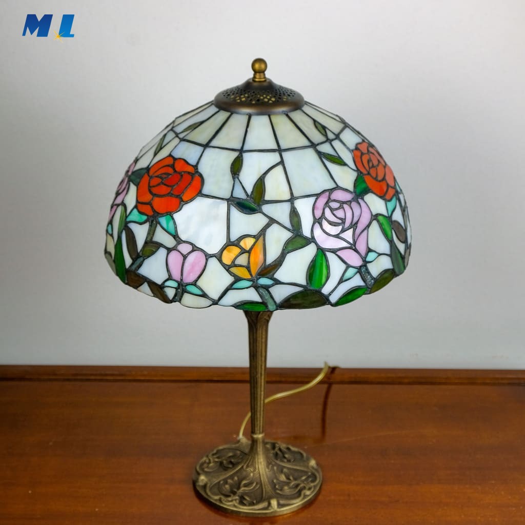 BOBOLI - LAMPADA IN STILE TIFFANY - DIAMETRO 30CM