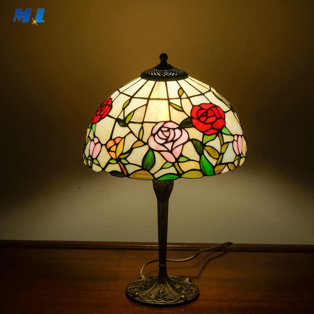 EDEN - LAMPADA IN STILE TIFFANY - DIAMETRO 30CM