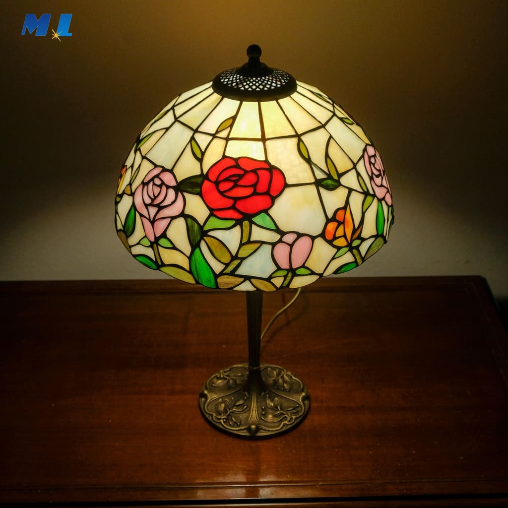 BOBOLI - LAMPADA IN STILE TIFFANY - DIAMETRO 30CM