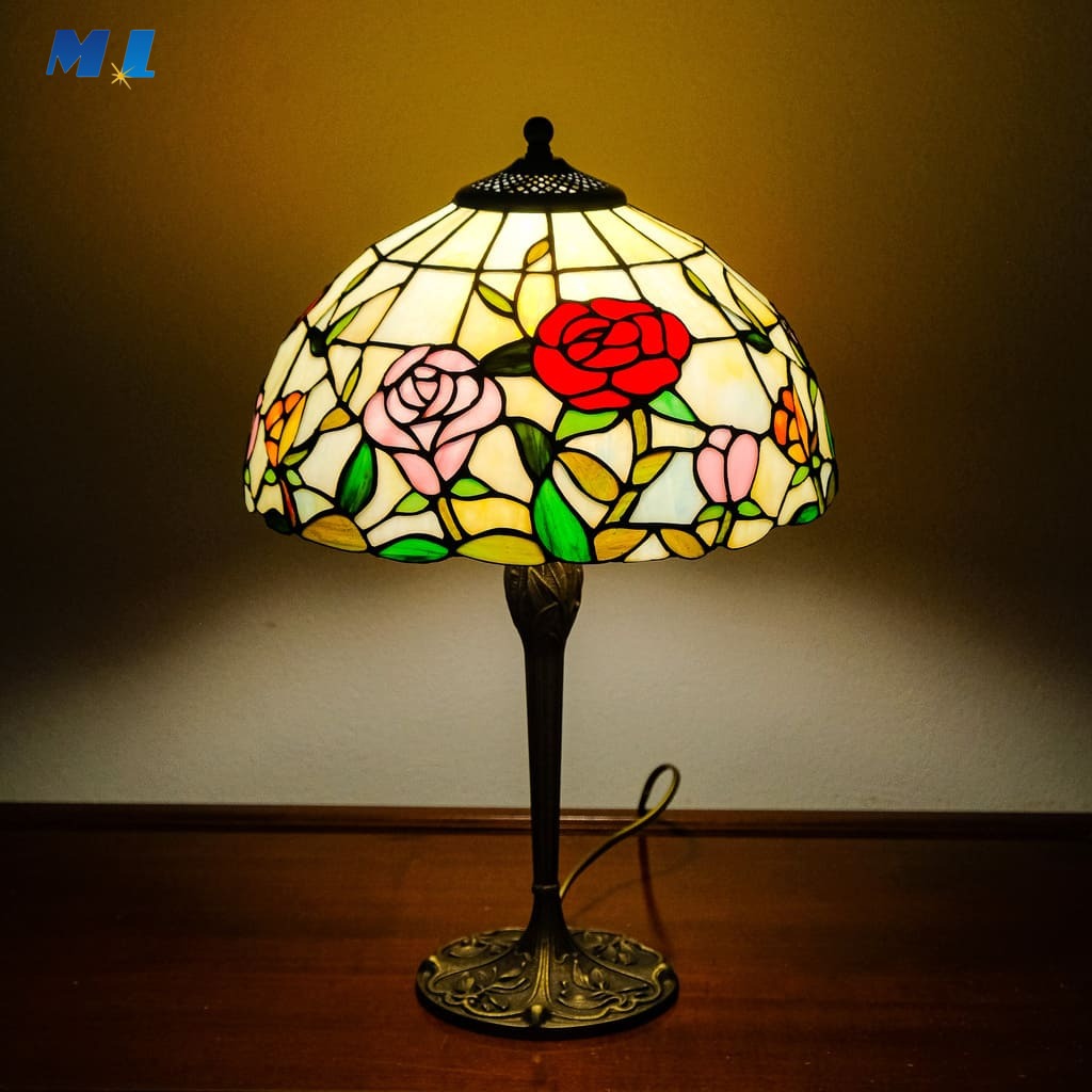 BOBOLI - LAMPADA IN STILE TIFFANY - DIAMETRO 30CM