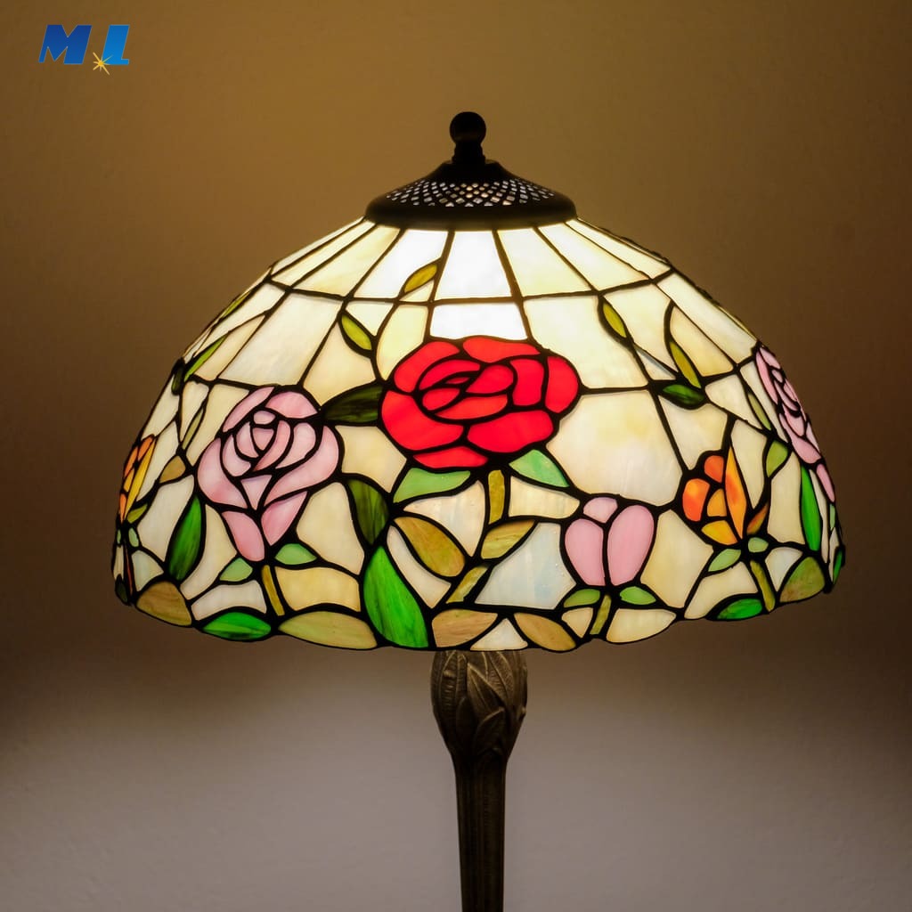 BOBOLI - LAMPADA IN STILE TIFFANY - DIAMETRO 30CM