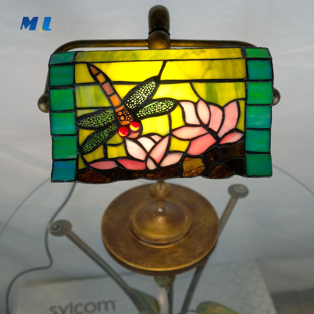 SWAN - LAMPADA da tavolo tipo MINISTERO STILE TIFFANY