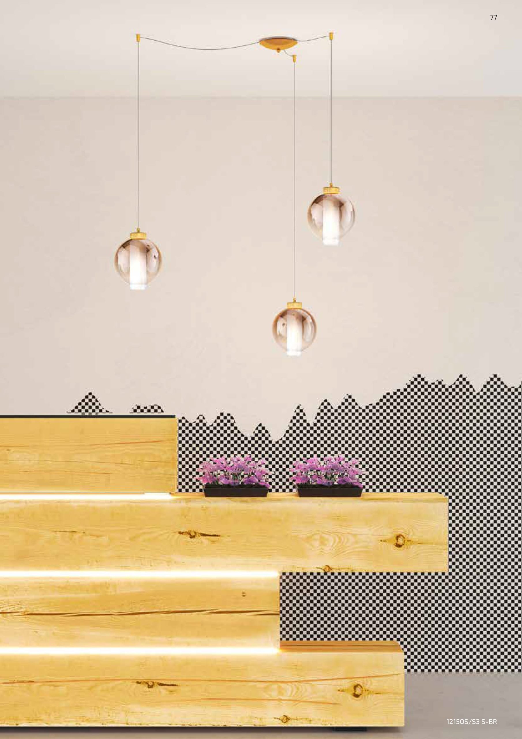 I-LINE - SOSPENSIONI E COMPOSIZIONI CON VETRO PIREX COLORATO