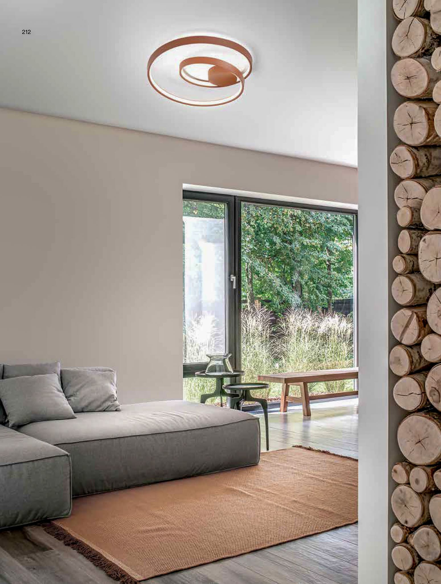 RITMOS - PLAFONIERA IN METALLO CON LUCE A LED INTEGRATO -CCT - dimmerabile