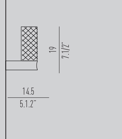 TORCELLO -APPLIQUE SINGOLA